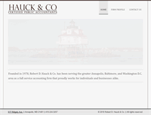 Tablet Screenshot of hauckcpa.com